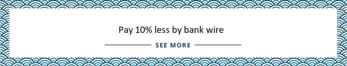 Our clients have the possibility to pay now by bank wire. You do not have to charge your Paypal account. Our bank account is in the European Union zone SEPA.   The bank wire costs 1 euro and arrives in 24 h. If you choose this payment method, wire by 10% less of the total amount of the articles.